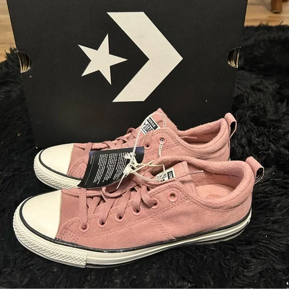 CONVERSE Chuck Taylor Madison punk suede lace up shoes sneakers women’s 9 new - Picture 2 of 7